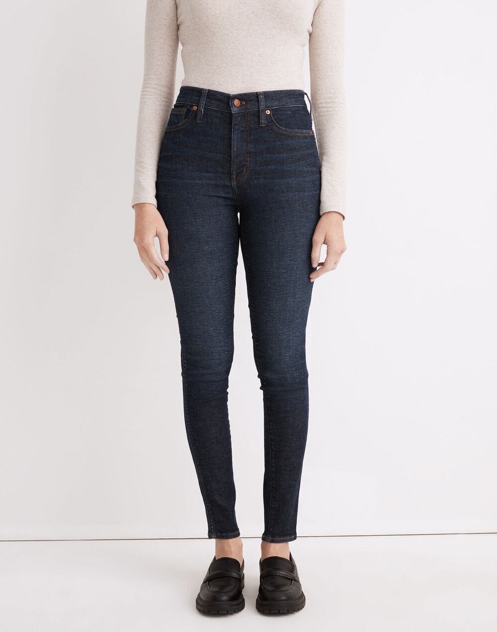 Madewell 10" High Rise Skinny Jeans Size 27 in Dalesford Wash Vintage Stretch